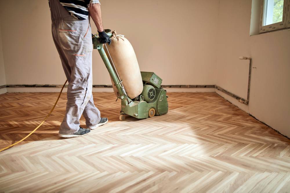 Rénovation de parquet à Bouilly