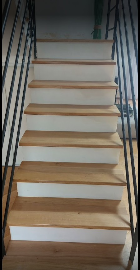 escalier avec rambarde classique